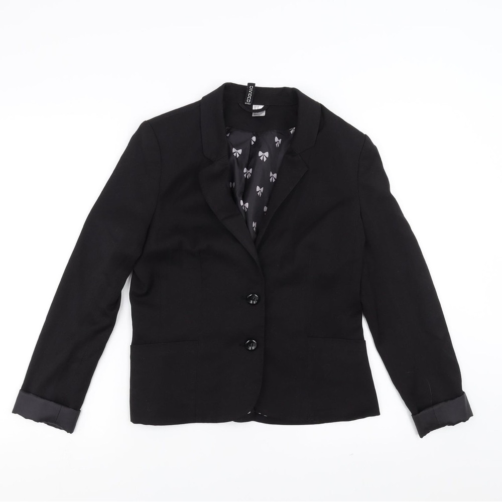 H&M Black Blazer Classic Formal Suit Jacket